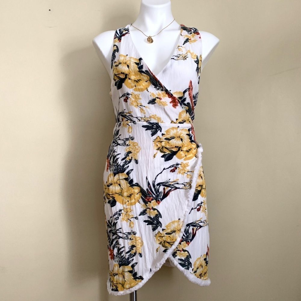 Fashion Nova Floral Wrap Dress